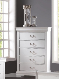 Louis Philippe Bedroom Chest (Multiple Colors Available)
